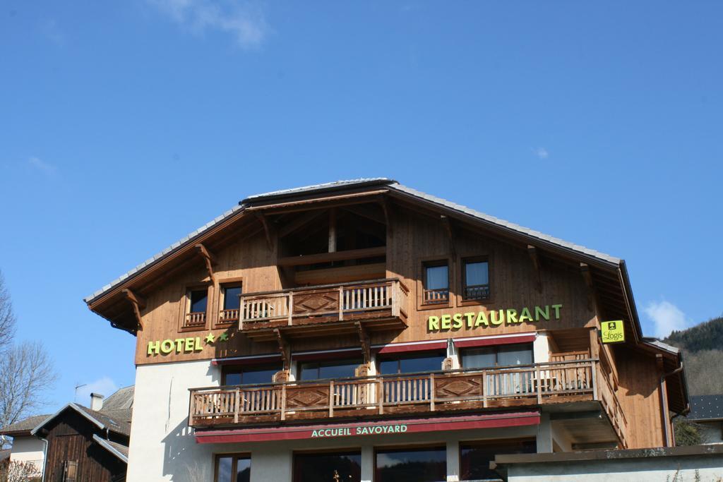 Accueil Savoyard Hotel Mieussy Exterior foto