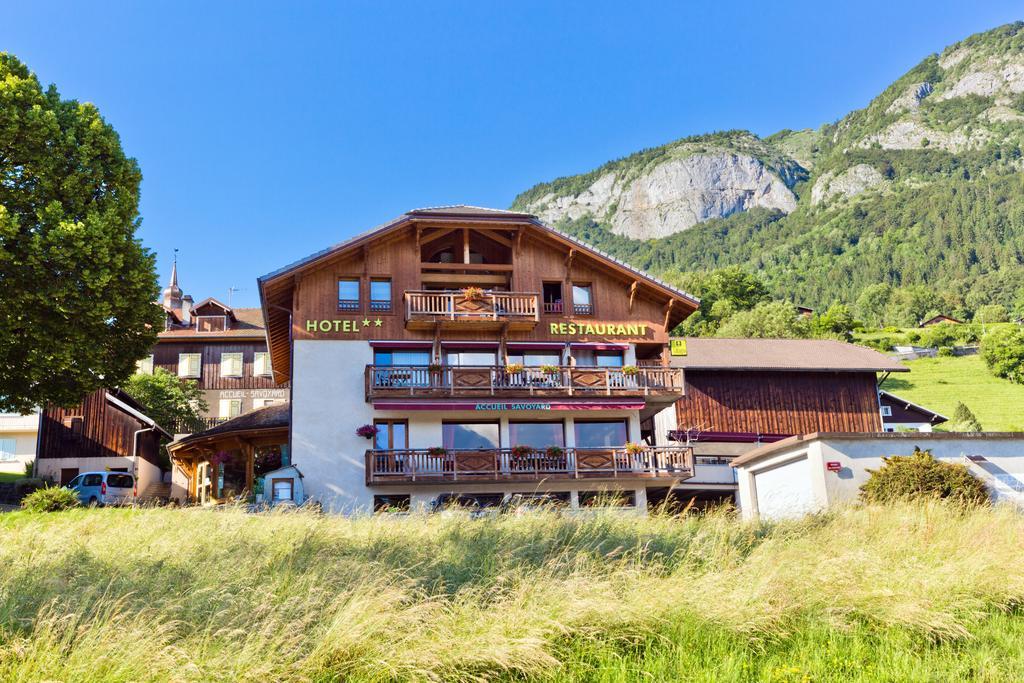Accueil Savoyard Hotel Mieussy Exterior foto